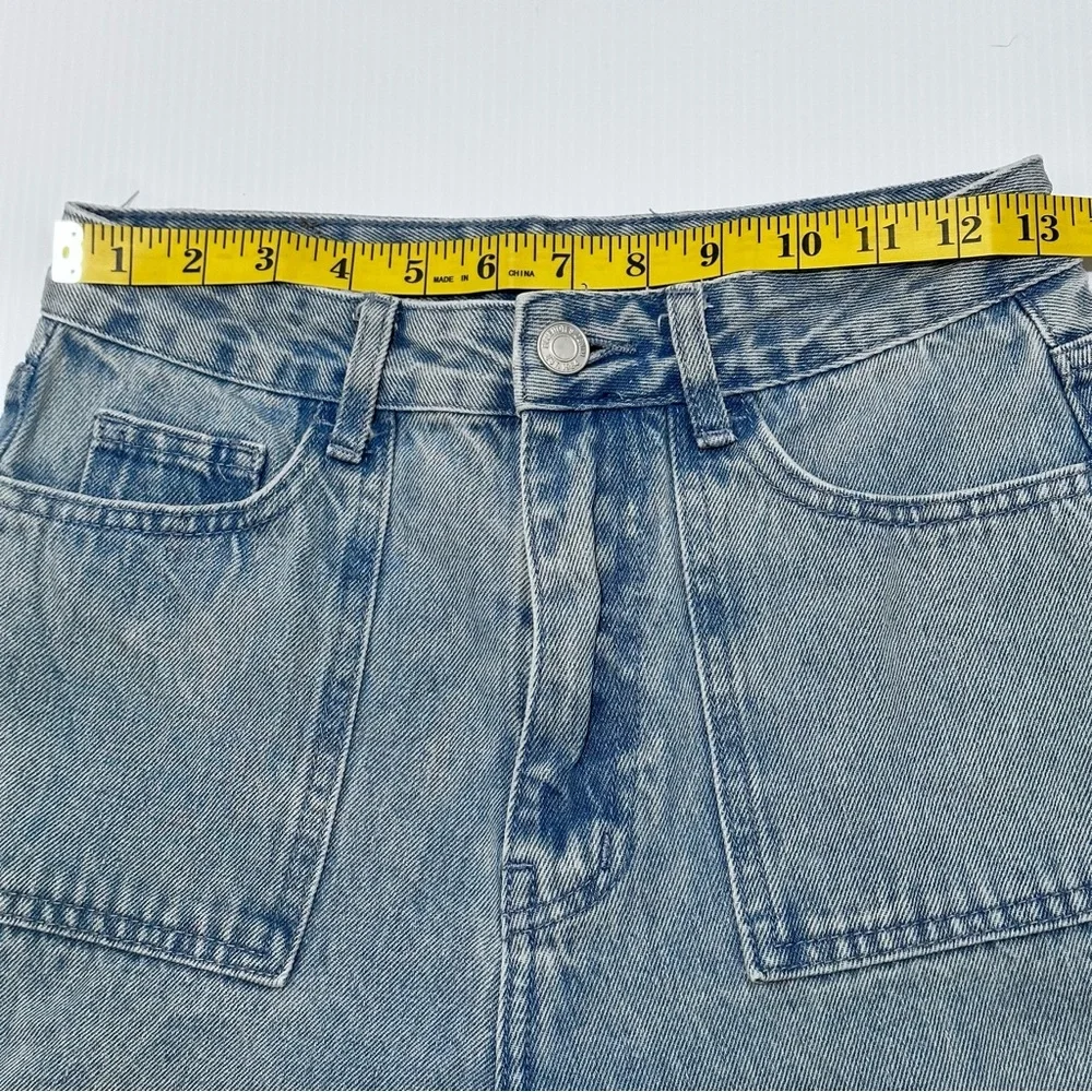 Bluenotes High Rise Carpenter Jeans Women’s Size 0 Light Wash Denim Painter Pant - Picture 10 of 14